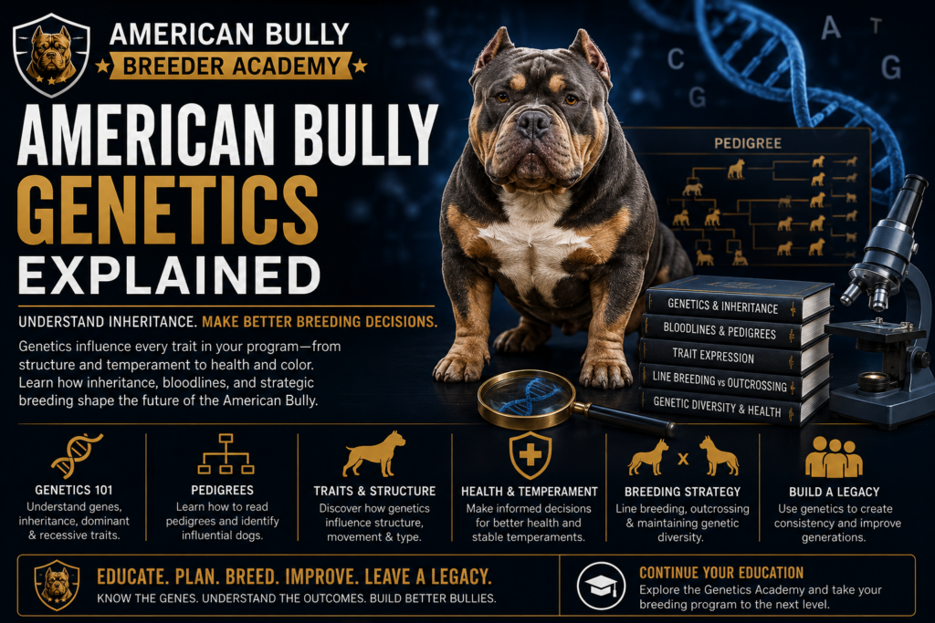 The American Bully Breed | American Bully Genetics Academy