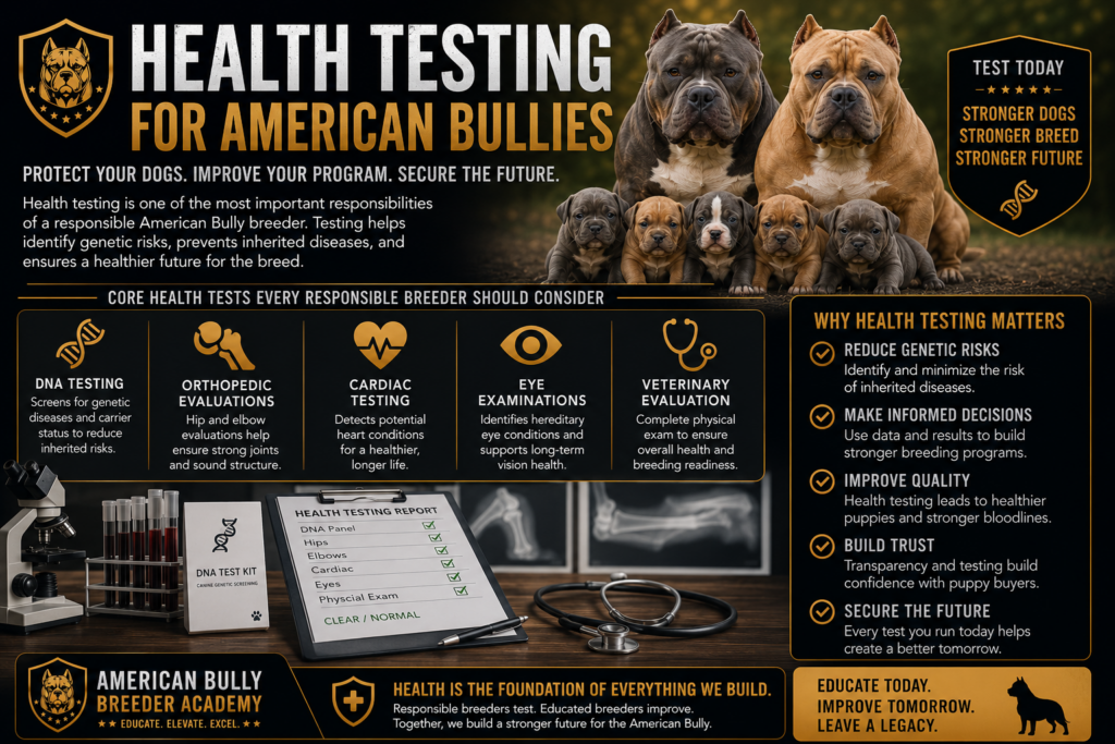 The American Bully Breed | American Bully Health & Testing Academy