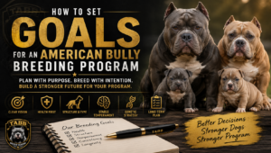 Read more about the article How to Set Goals for an American Bully Breeding Program
